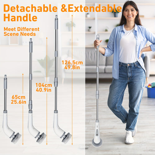 Brosse de Nettoyage Électrique Rotative